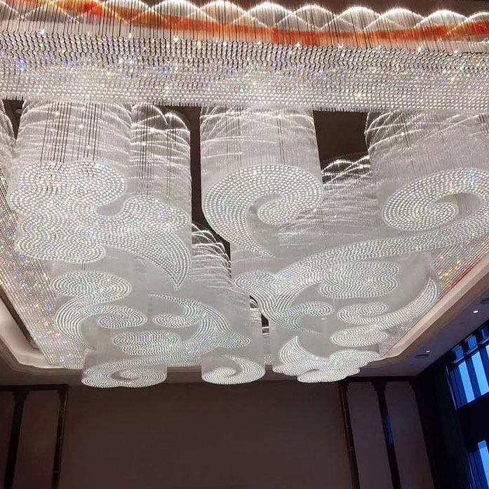 儋州祥云造型水晶灯