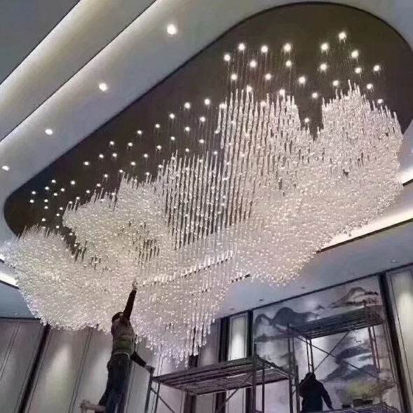 大堂艺术水滴吊灯
