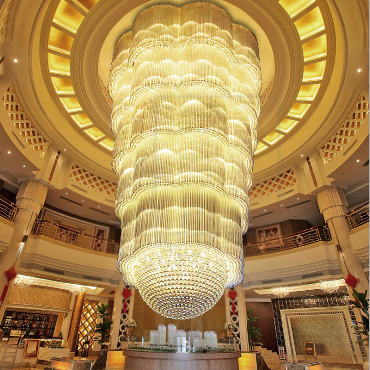 安庆酒店工程水晶吊灯